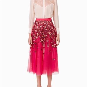 Embroidered Tulle Skirt